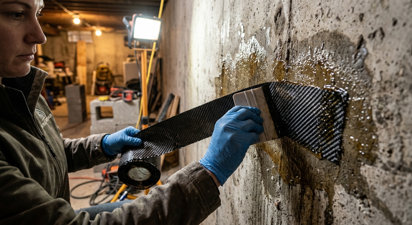 Basement Wall Stabilization - professional service image 2