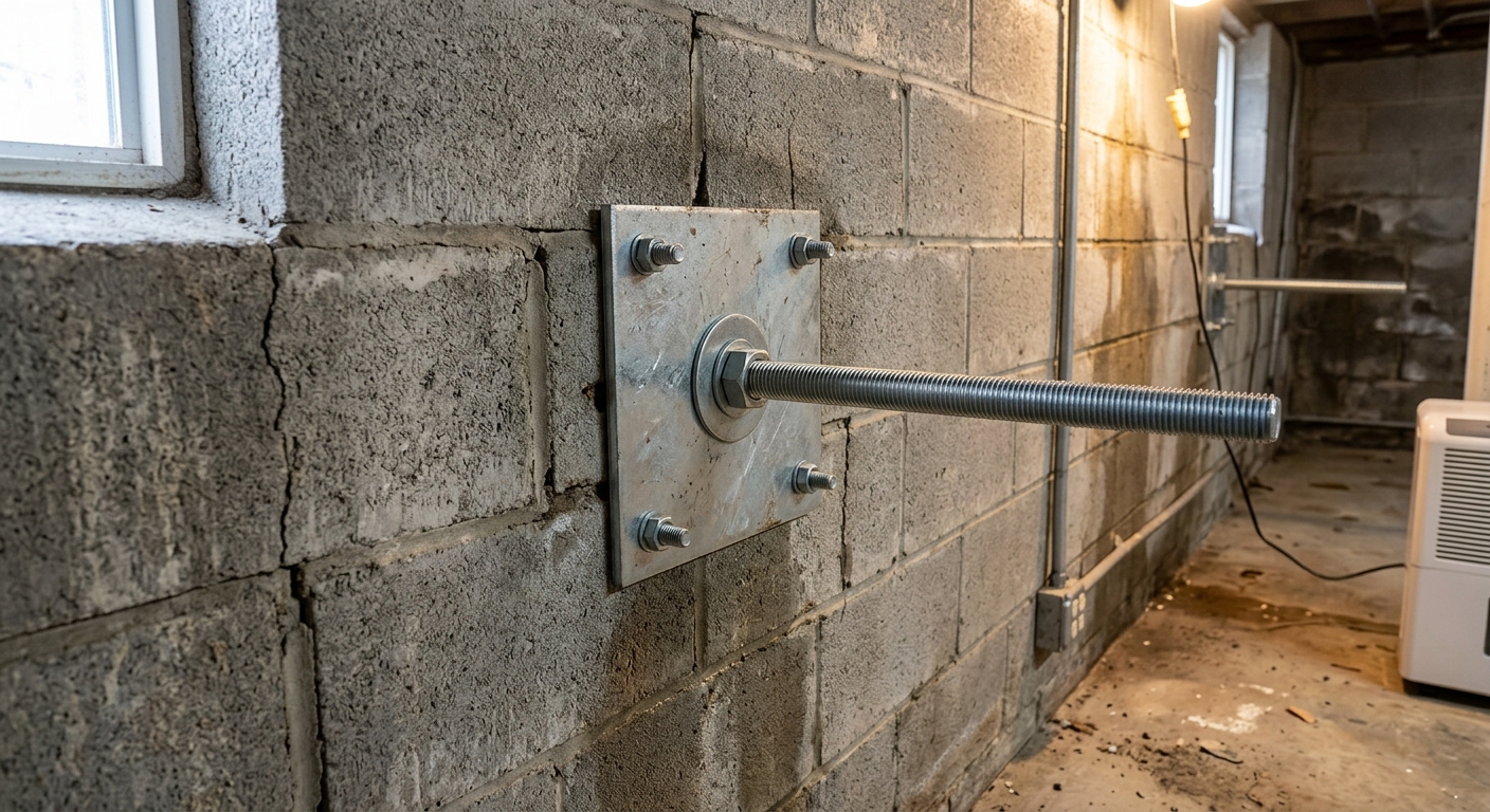 Basement Wall Stabilization - professional service image 3