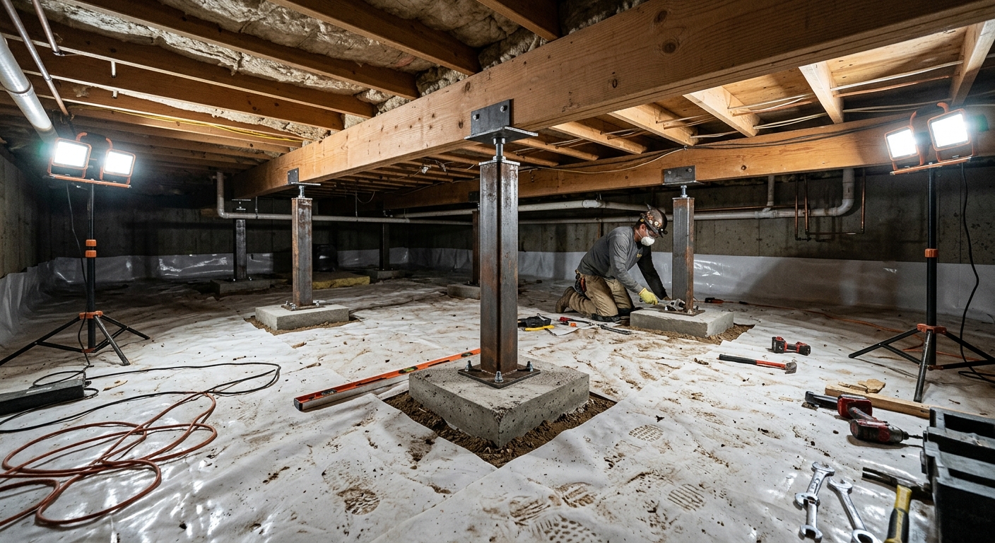 Crawl Space Foundation Repair - professional service image 1