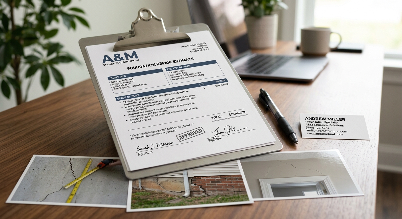 Free Foundation Repair Estimate - professional service image 3