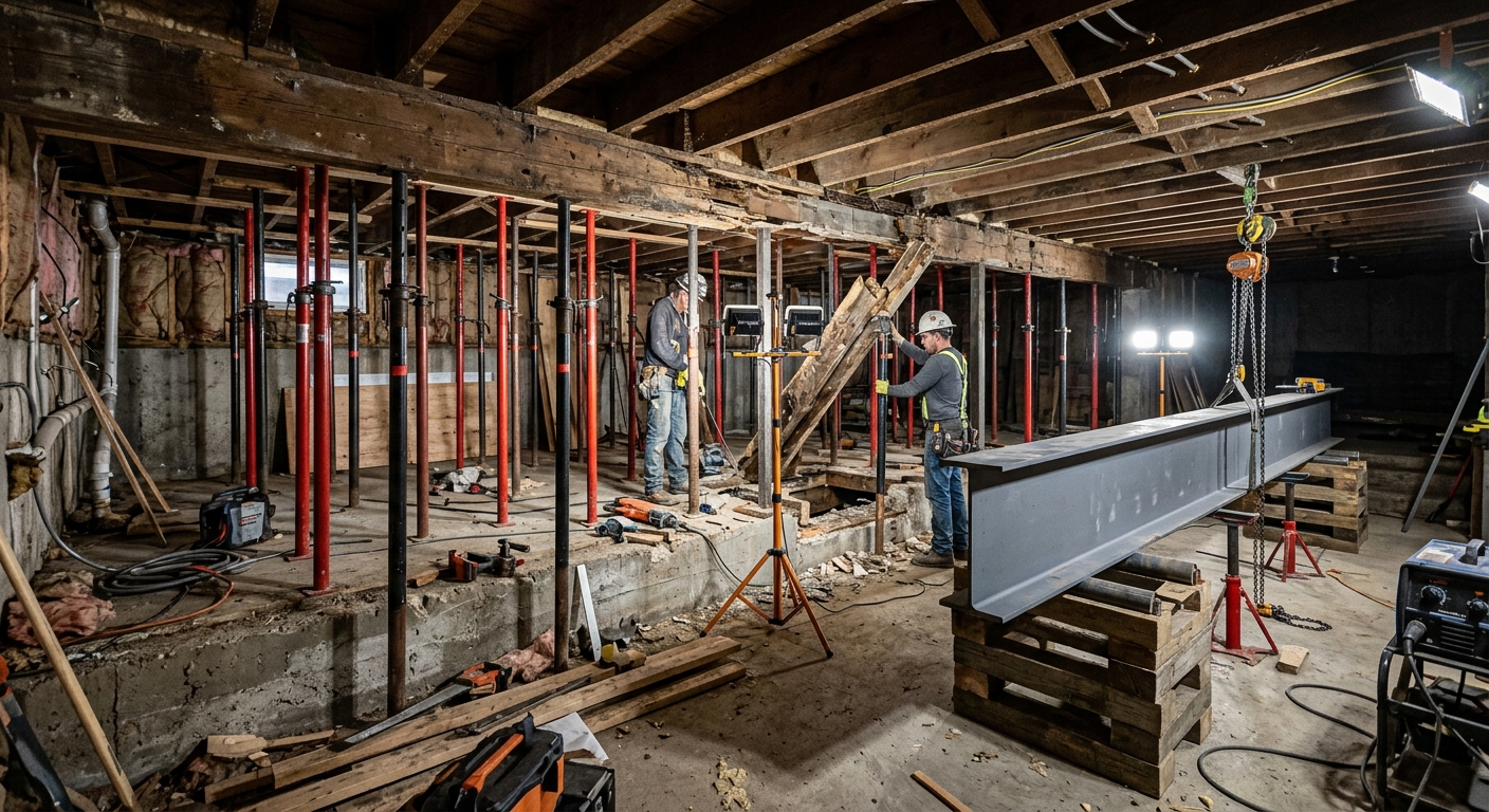 Load Bearing Beam Replacement - professional service image 1