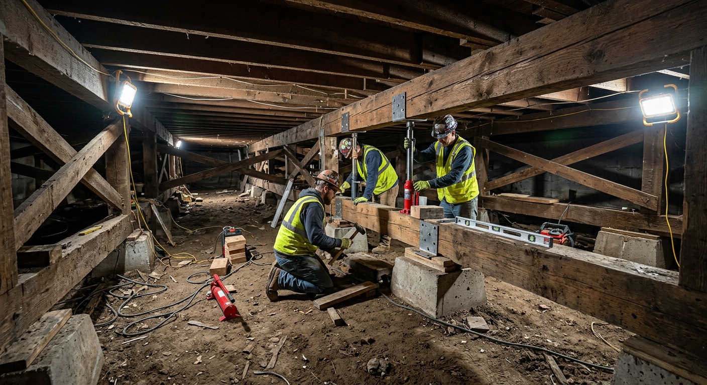 Pier and Beam Foundation Repair Near Me - professional service image 1